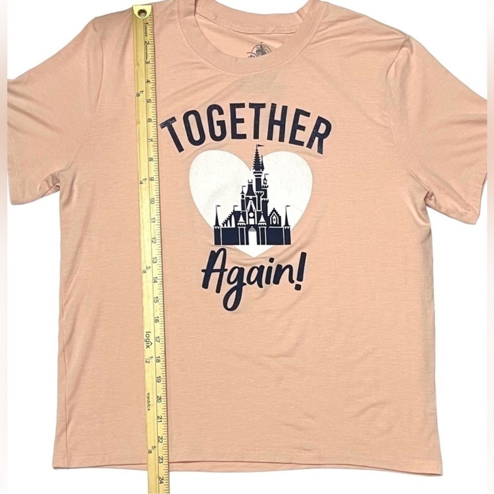 Disney Parks Together Again Women's Tee Pink
Size Small Walt Disney World Castle - Picture 5 of 10